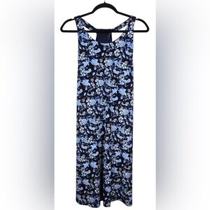 CeCe Navy and White Floral Dress